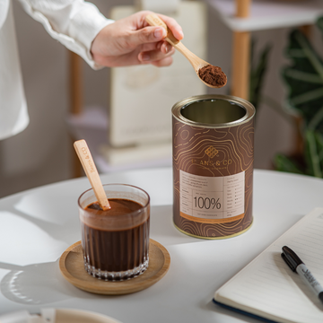 100% Hot Dark Chocolate